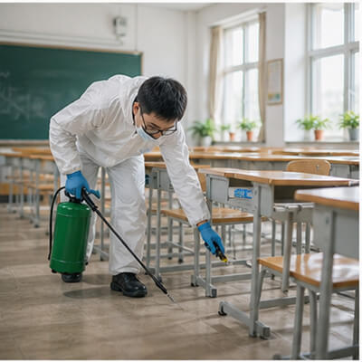 百色市平果市学校中心白蚁防治案例